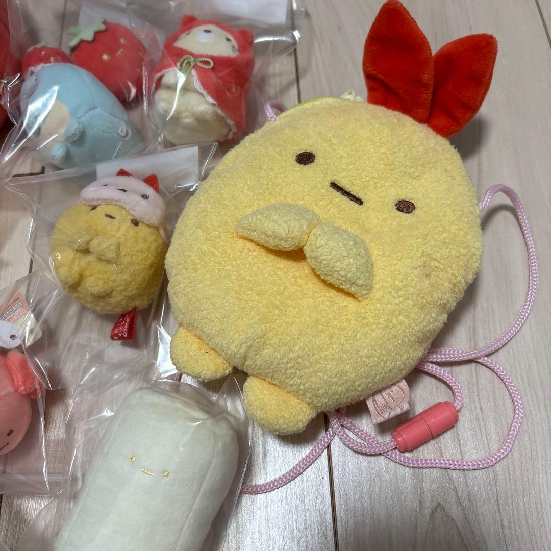 すみっコぐらし　てのりぬいぐるみ　ふたば　いちご　他