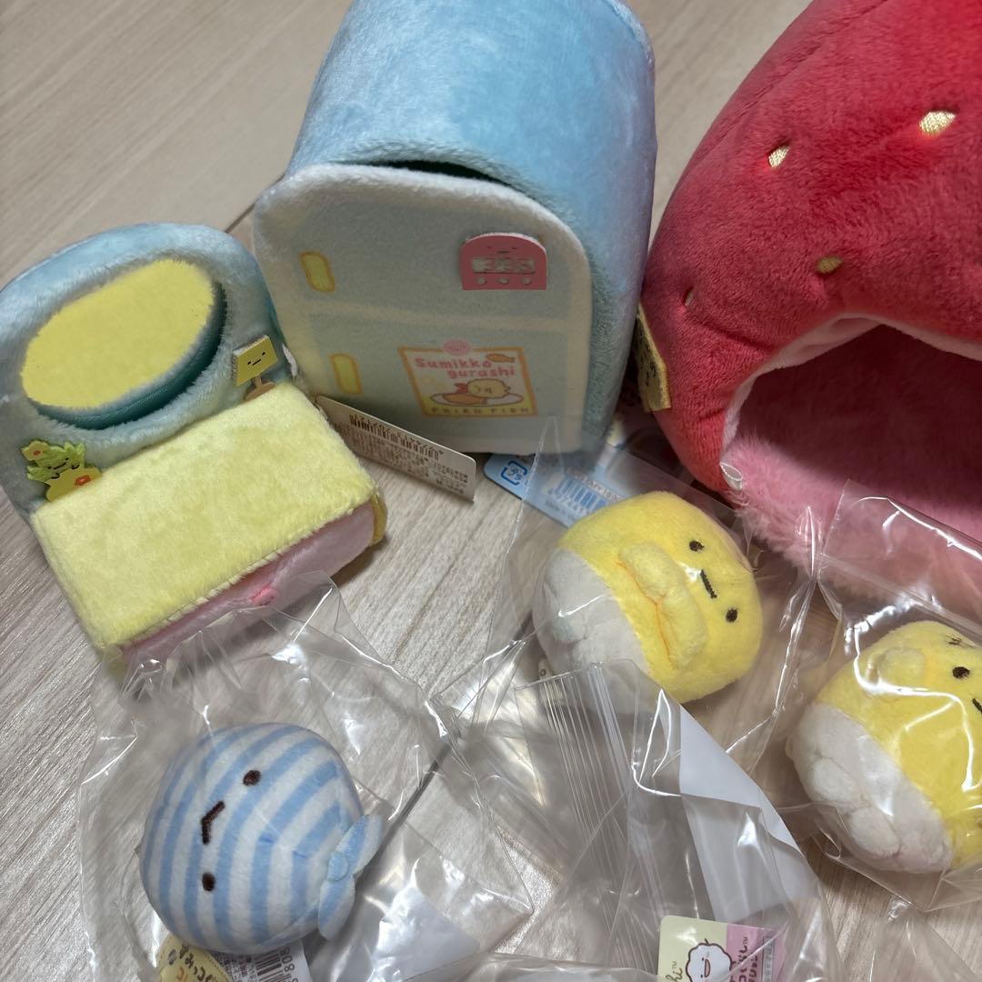 すみっコぐらし　てのりぬいぐるみ　ふたば　いちご　他