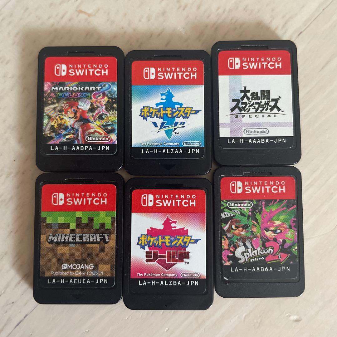 Nintendo Switch 本体 + ゲームカード6枚