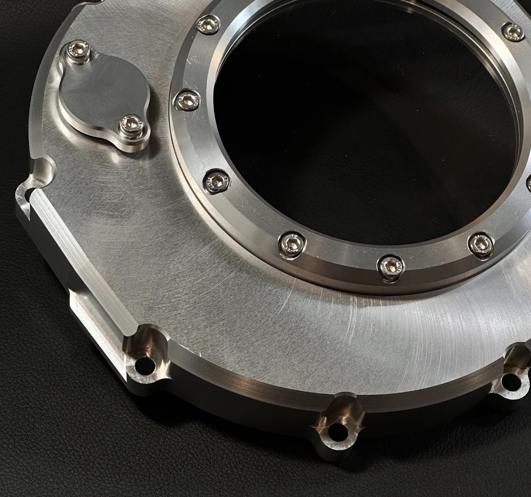 アルミビレット ゼファー1100/RS スケルトン クラッチカバー m579