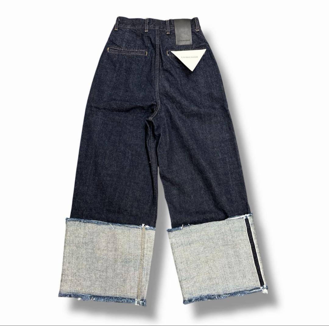 LIVINGTONE 23AWワイドデニムパンツ　ジーンズ
