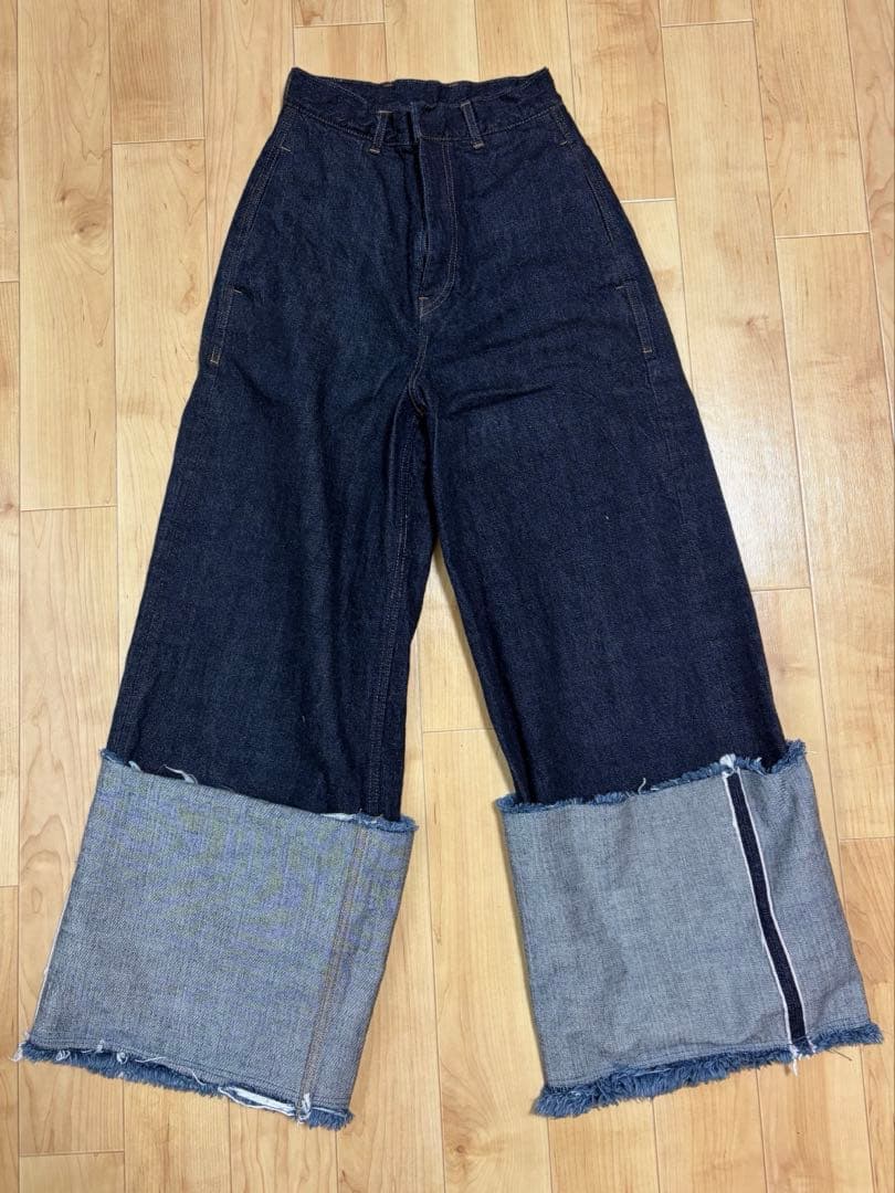 LIVINGTONE 23AWワイドデニムパンツ　ジーンズ
