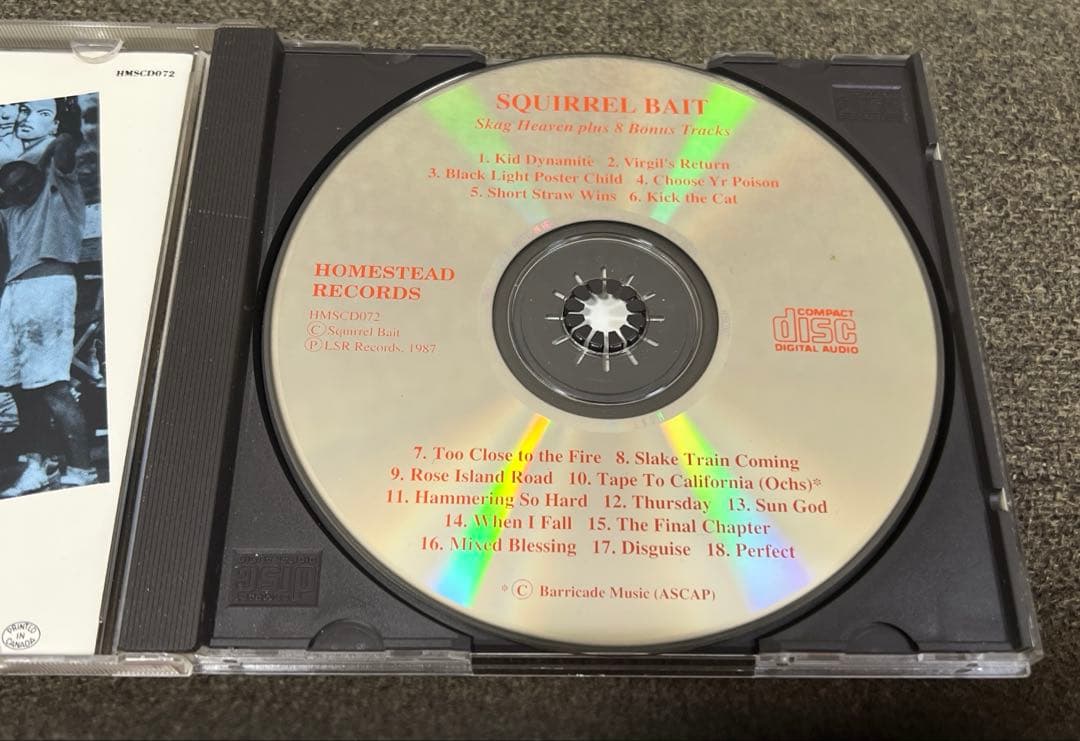 洋楽 CD(US)SQUIRREL BAIT/HMSCD072