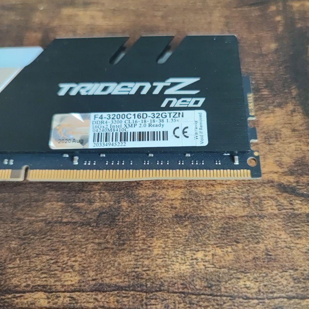 メモリー G.SKILL TRIDENT Z NEO 16GB DDR4 3200MHz