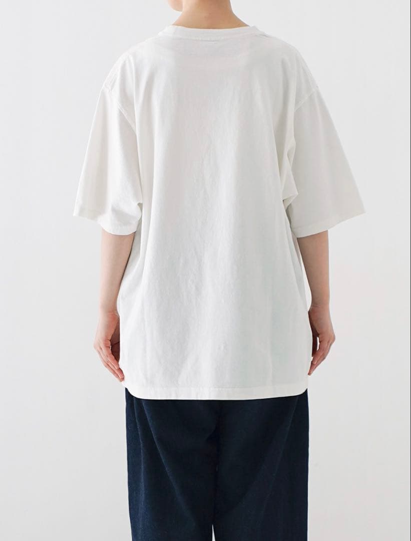 nest Robe UpcycleLino BASIC天竺ビッグT　オフシロ