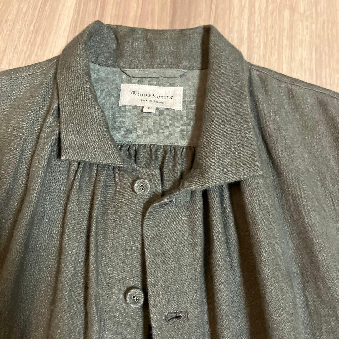 Vlas Blomme Brushed Lineヴラスブラム コートワンピース