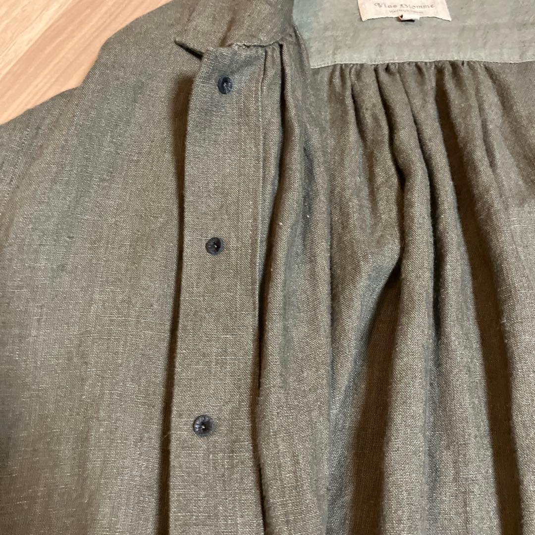 Vlas Blomme Brushed Lineヴラスブラム コートワンピース