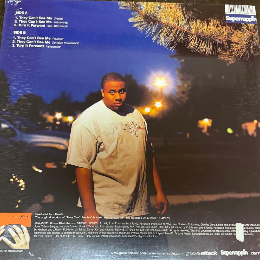 【未開封】J. Rawls/They Can't See Me HIPHOP