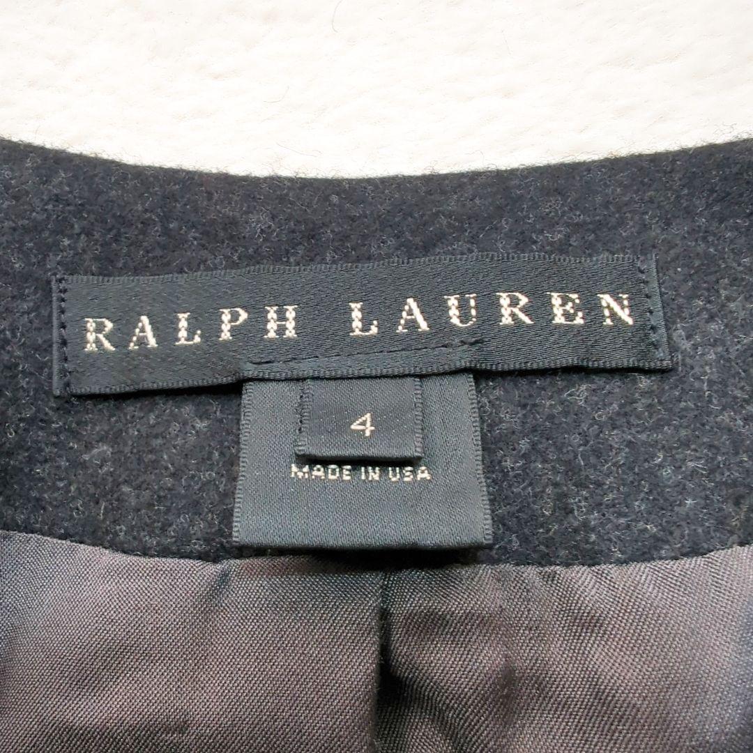 RALPHLAUREN ラルフローレン ダークグレー ロングコート S