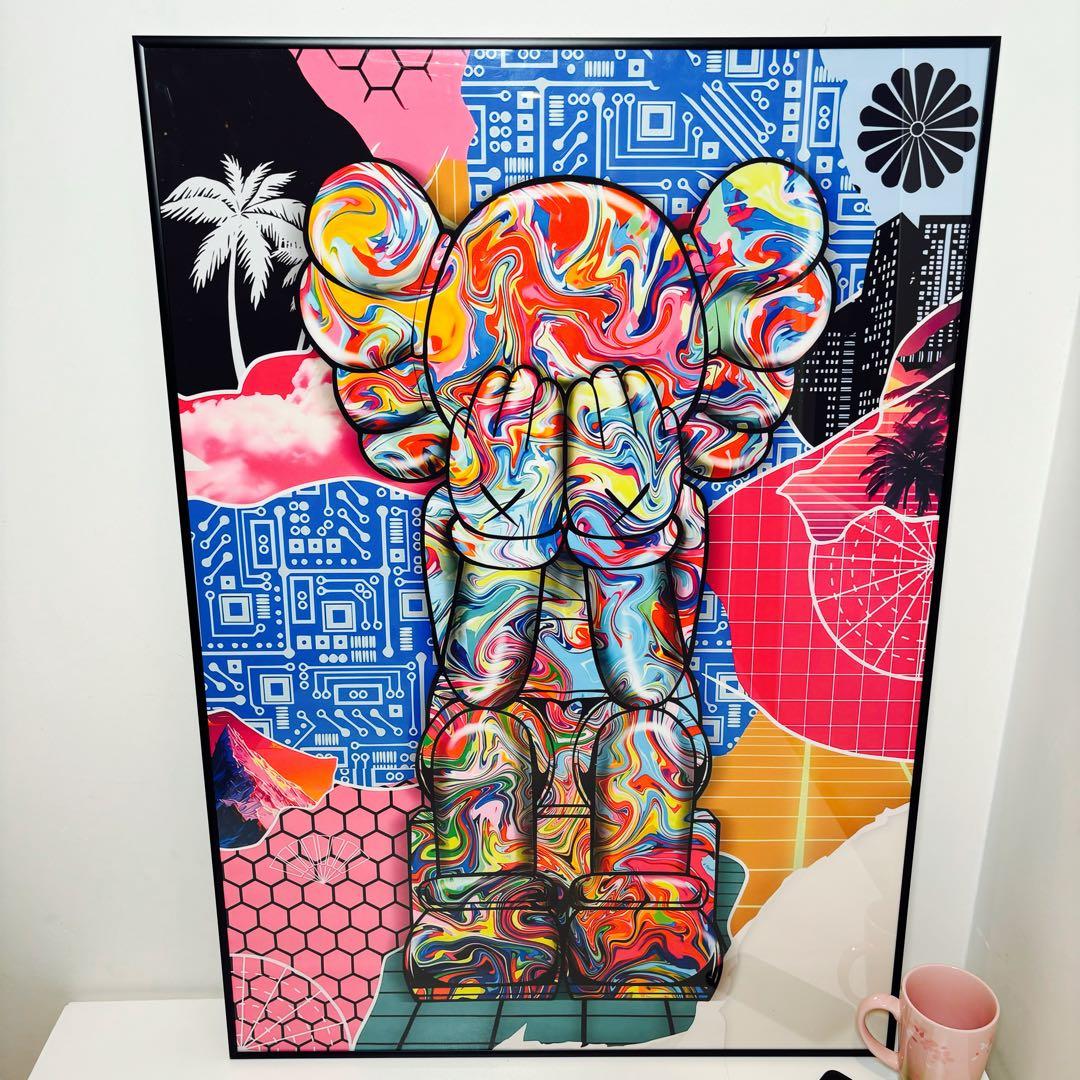 【ポスター】KAWS(カウズ)39 ベアブリック(A1サイズ)