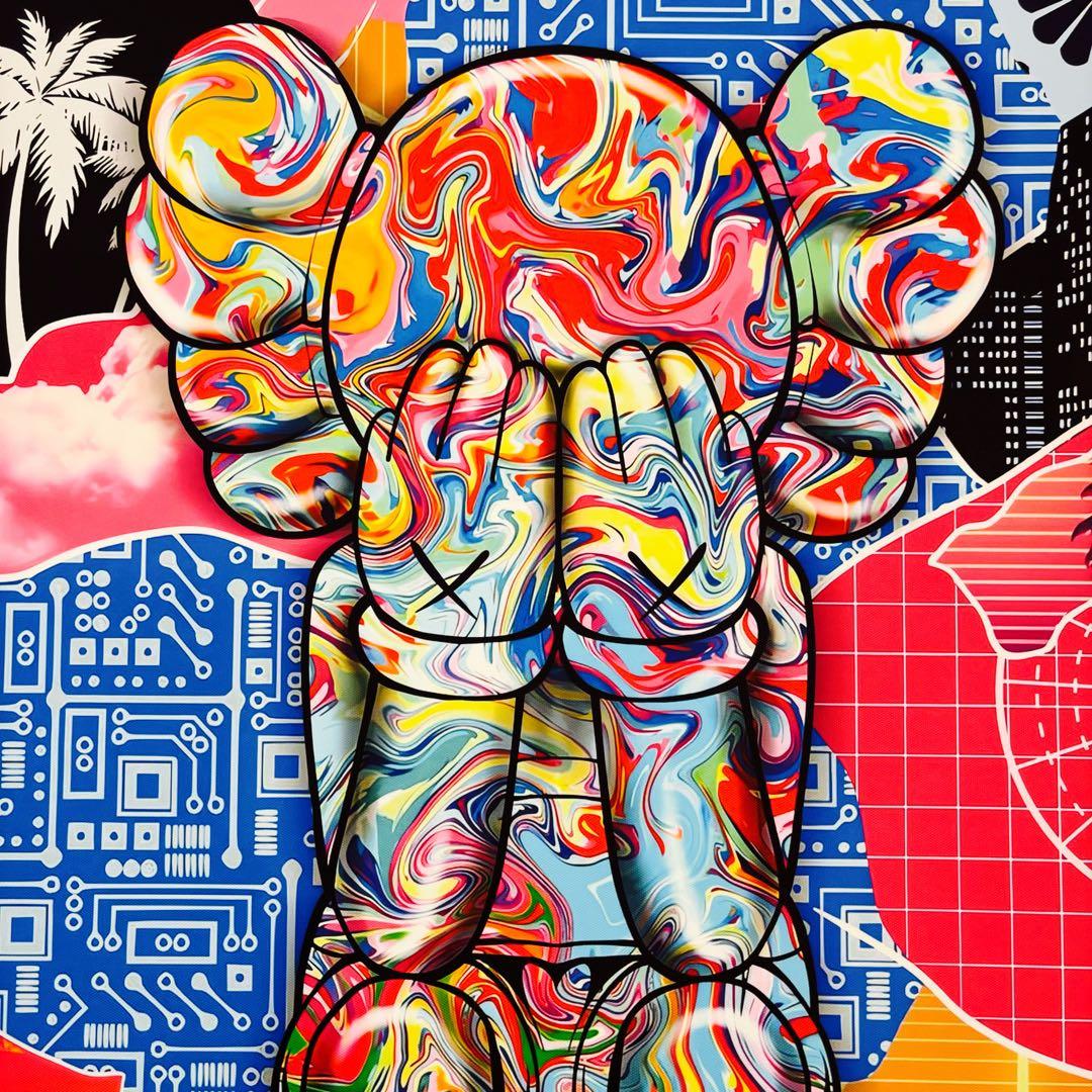 【ポスター】KAWS(カウズ)39 ベアブリック(A1サイズ)