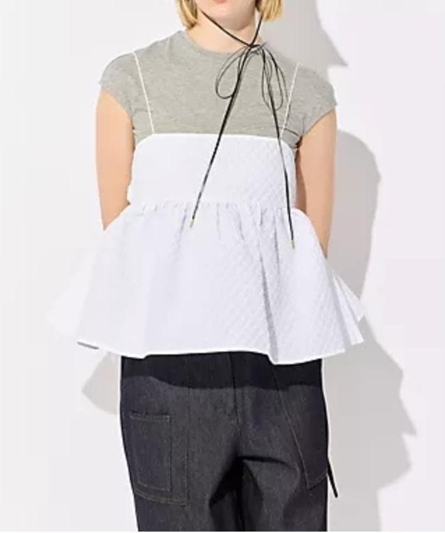 cecilie bahnsen セシリーバンセン selena top　キャミ白