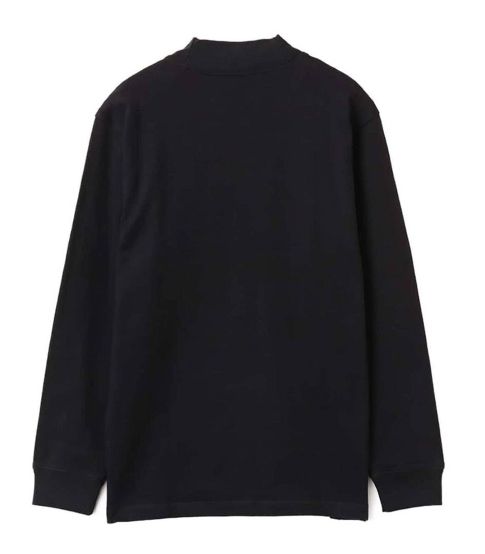 新品 Mサイズ アディダス ゴルフ モックネックシャツ 長袖 ブラック