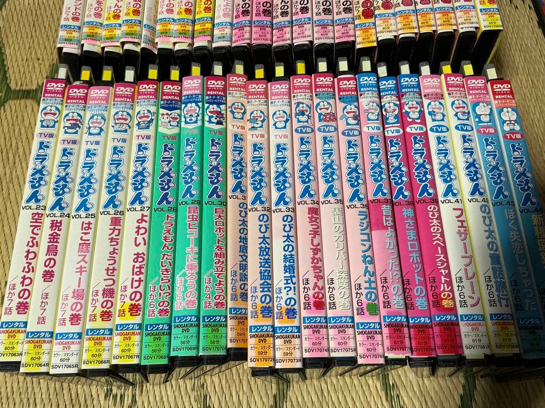 DVD TV版 ドラえもん 大山のぶ代 43枚セット レンタル
