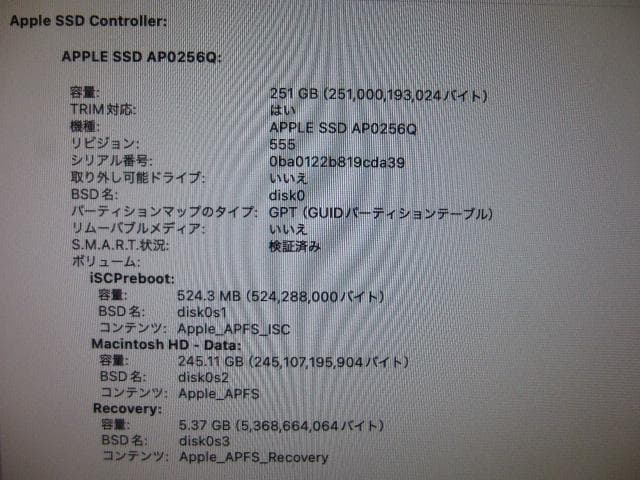 《中古》Mac mini M1 16GB / 256GB《動作確認済》