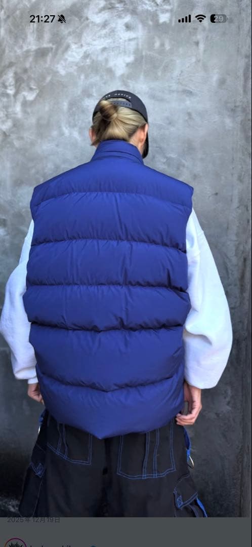 17aw BALENCIAGA ダウンベスト
