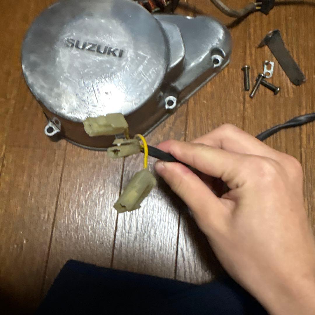 バンディット250v gj77a ステーターコイル　ジェネレーターカバー