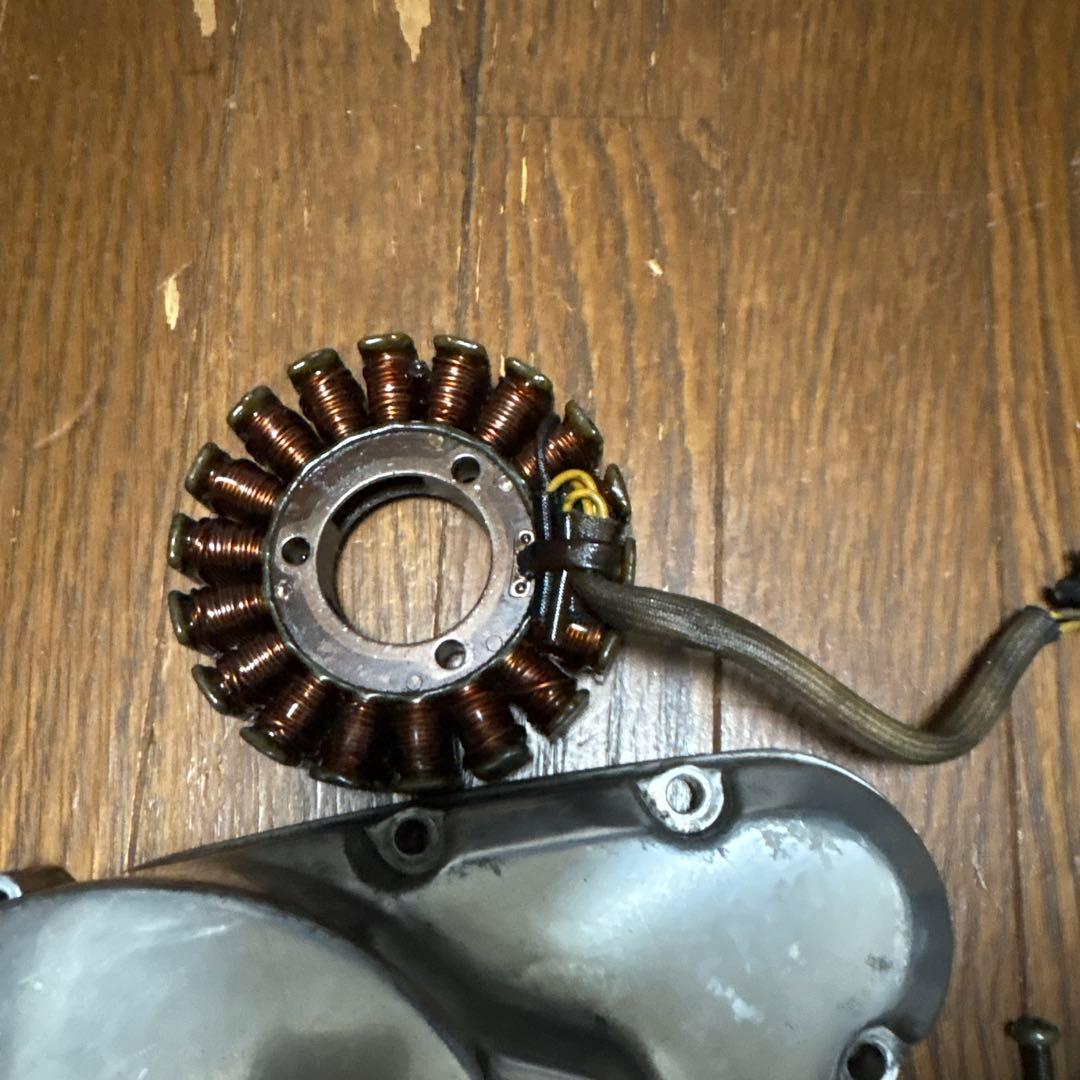 バンディット250v gj77a ステーターコイル　ジェネレーターカバー
