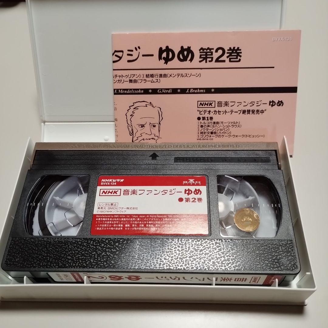 VHS　NHK　音楽ファンタジーゆめ　第2巻　中古
