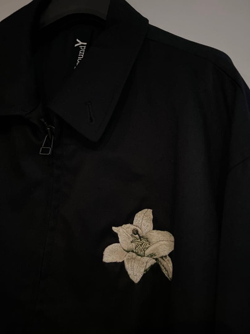 ヨウジヤマモトGround Y 25awウィップコード百合刺繍 スーベニアJKT