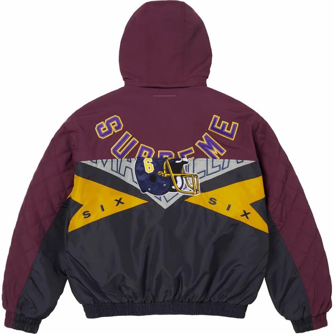 ジャケット・アウター Supreme MM6 Split Stadium Jacket Navy