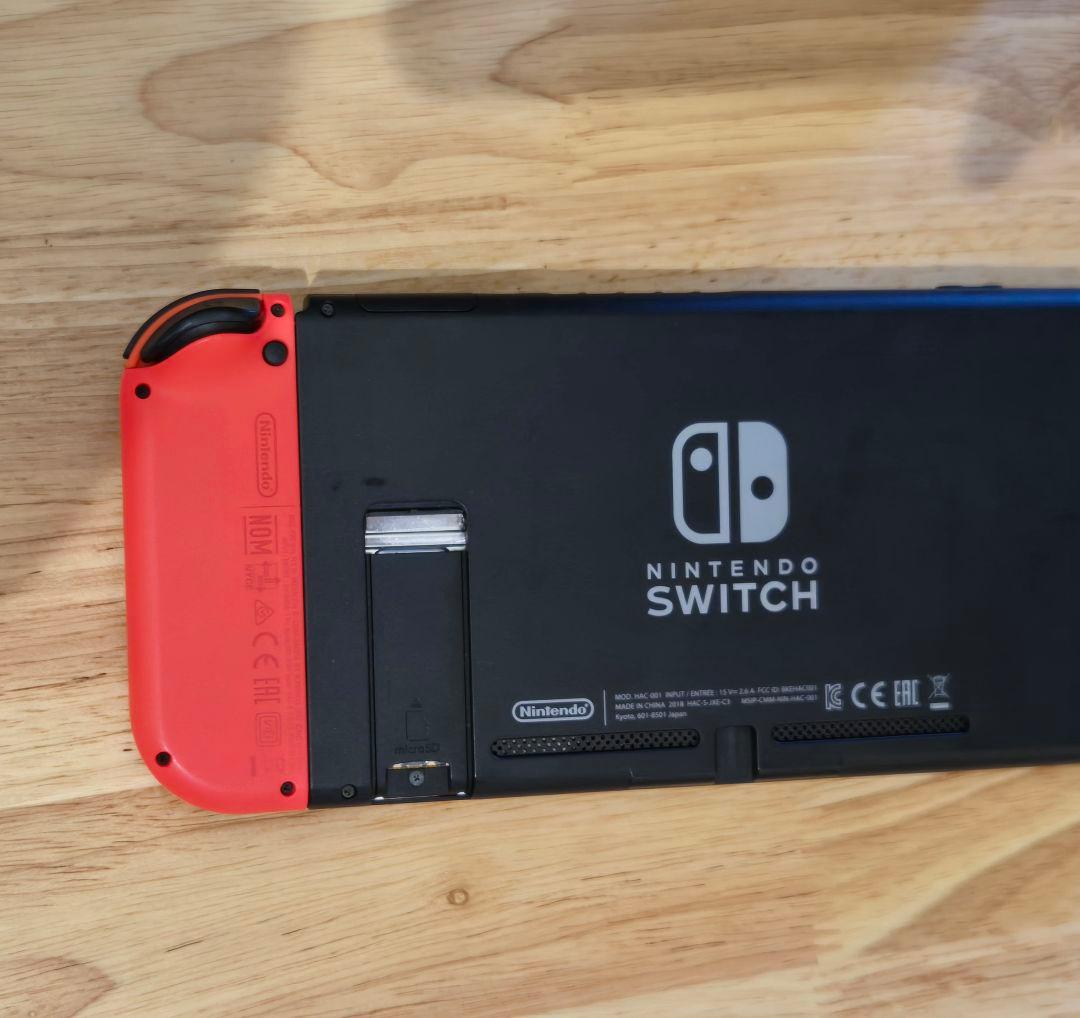(箱・付属品あり)　Nintendo Switch 本体 青/赤 Joy-Con