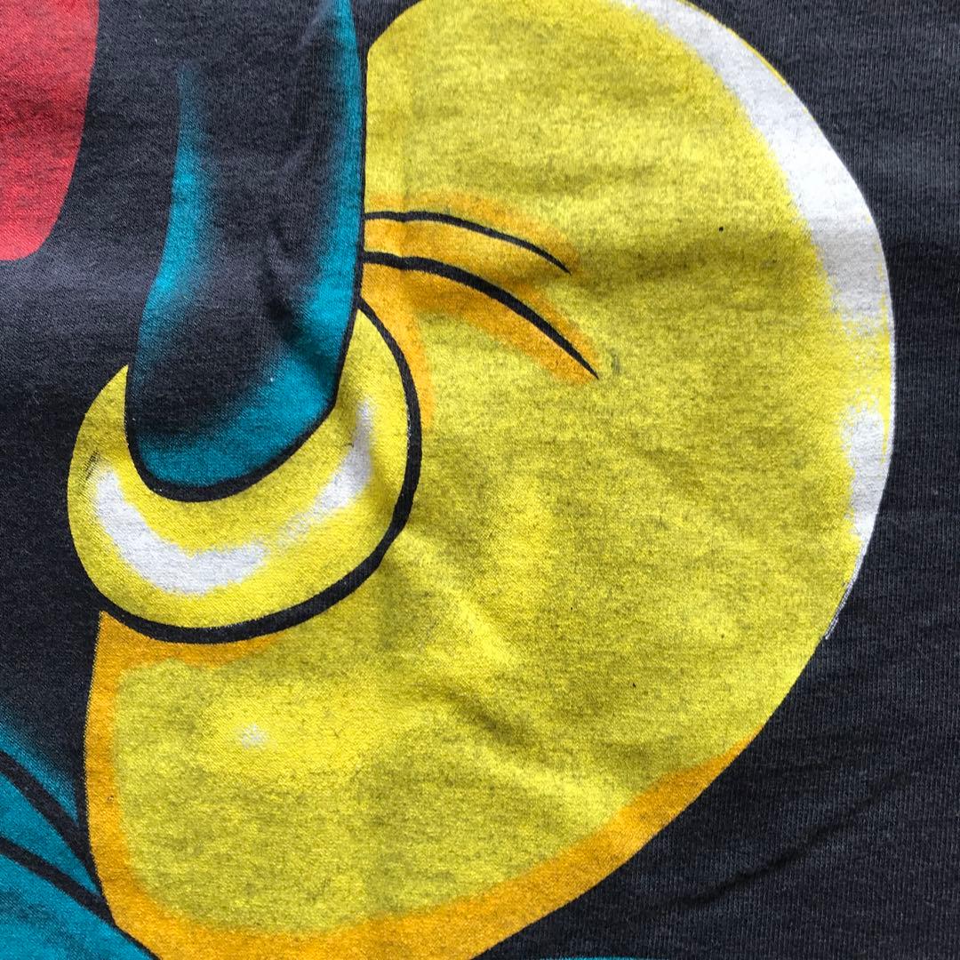 001 ミッキー mickey 90年代ヴィンテージ 突き抜け Tシャツ