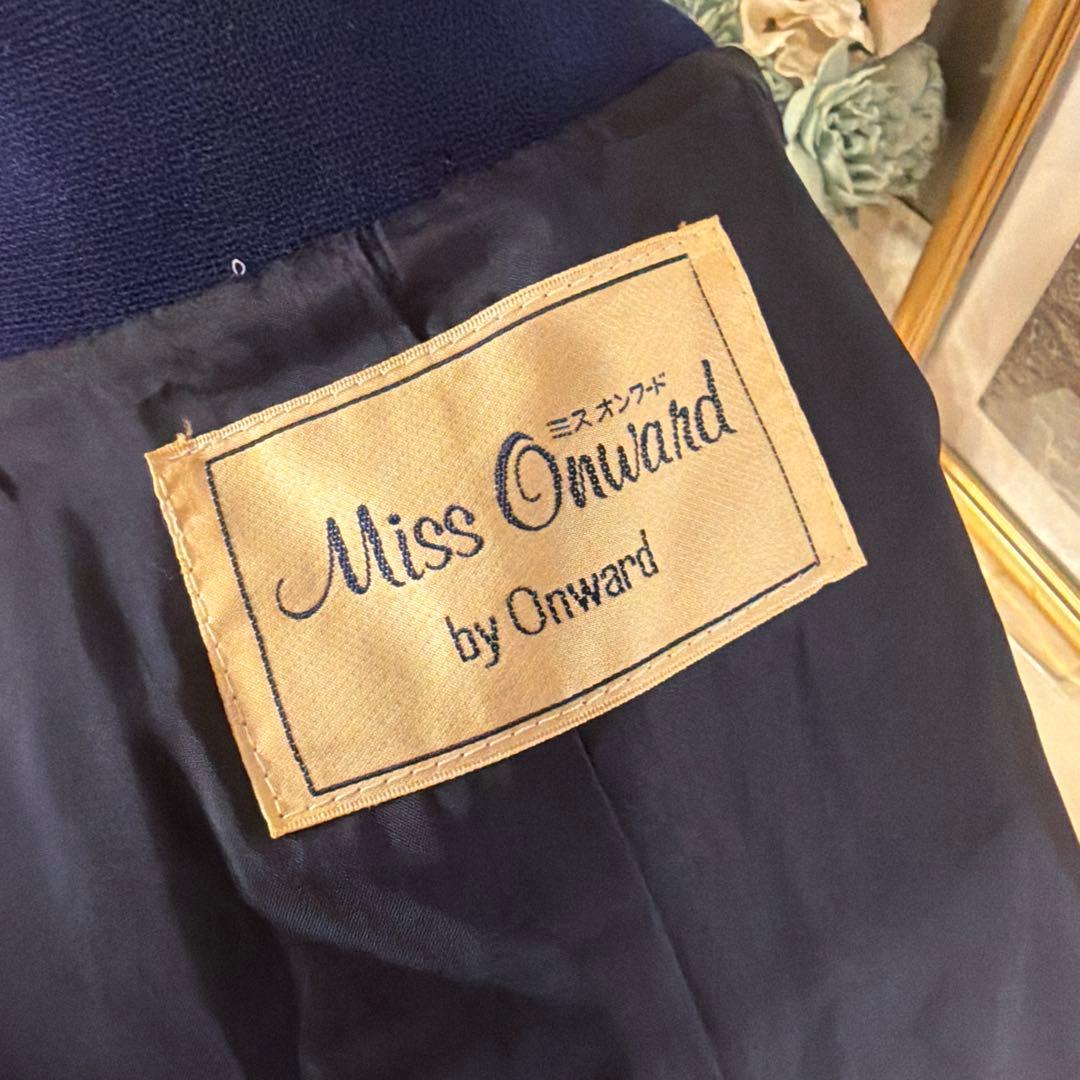 【8万円】vintage 高級ステッチブルーデザイン　コート