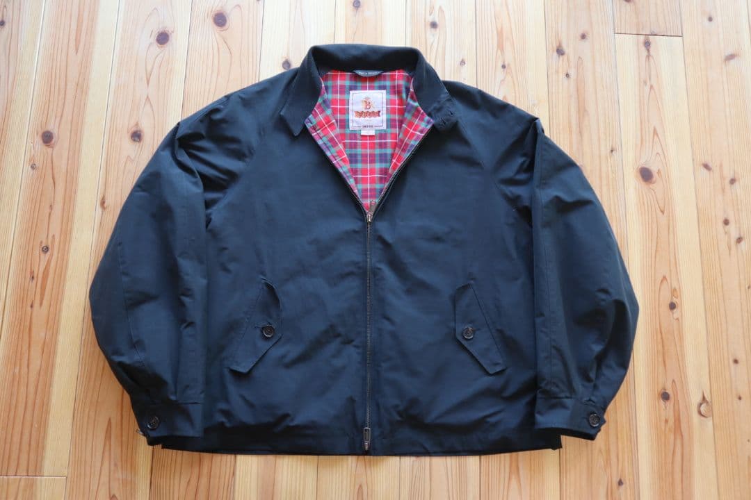 BARACUTA × b-shop 別注G4 WIDE FIT BLACK 42
