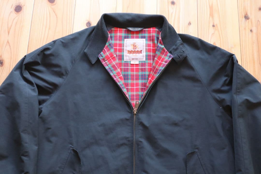 BARACUTA × b-shop 別注G4 WIDE FIT BLACK 42