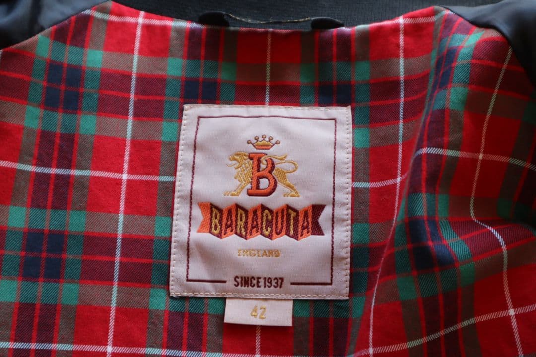 BARACUTA × b-shop 別注G4 WIDE FIT BLACK 42