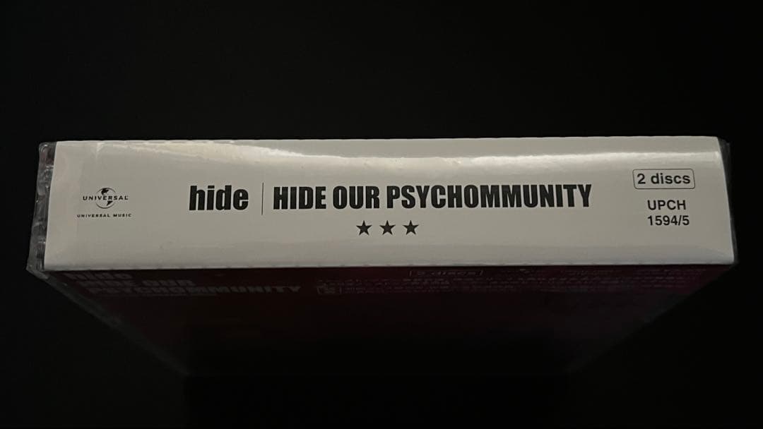 hide our psychommunity 初回プレス盤 廃盤 特典付き