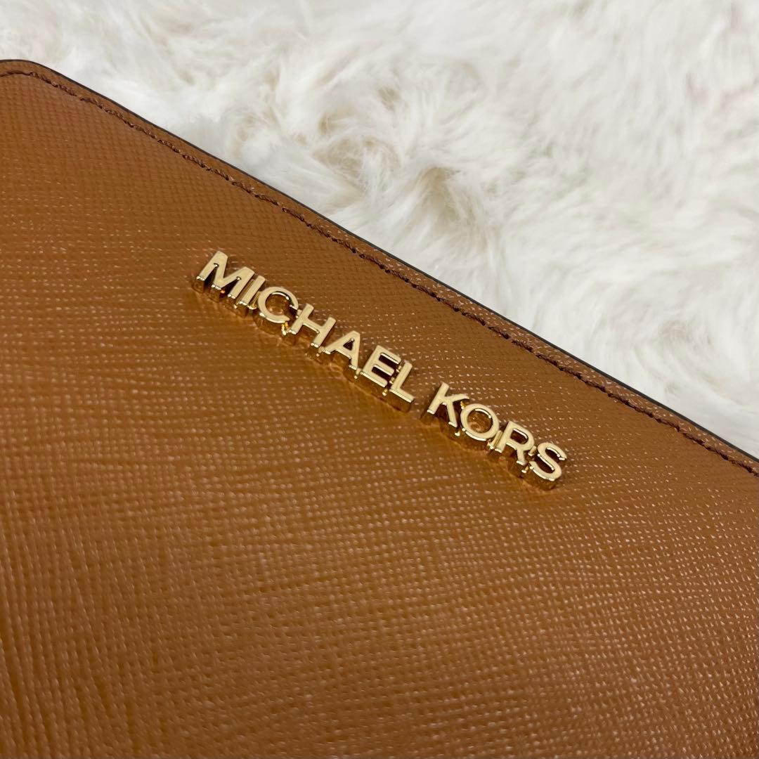 【未使用】MICHAEL KORS 二つ折り財布 ブラウン