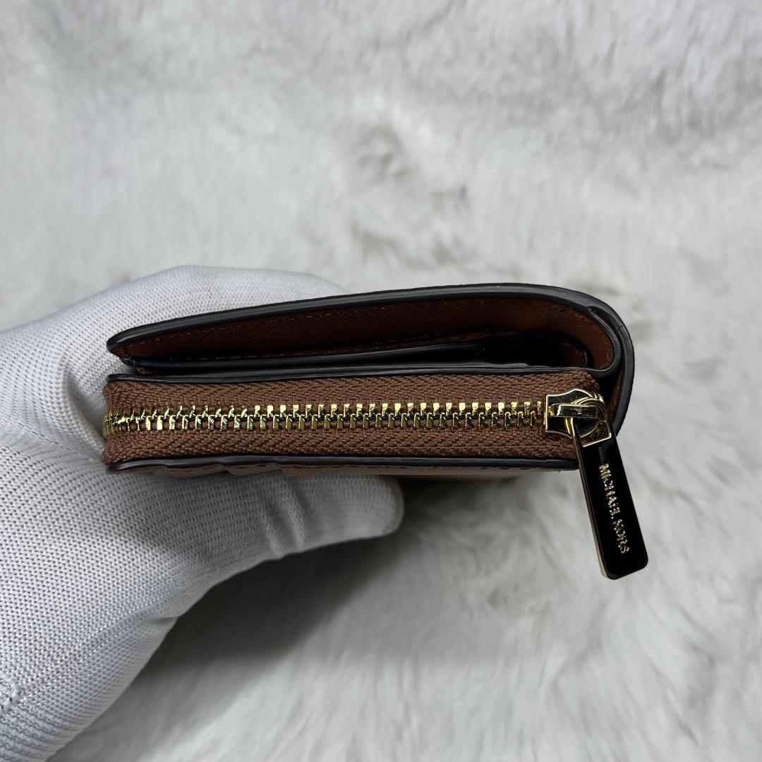 【未使用】MICHAEL KORS 二つ折り財布 ブラウン