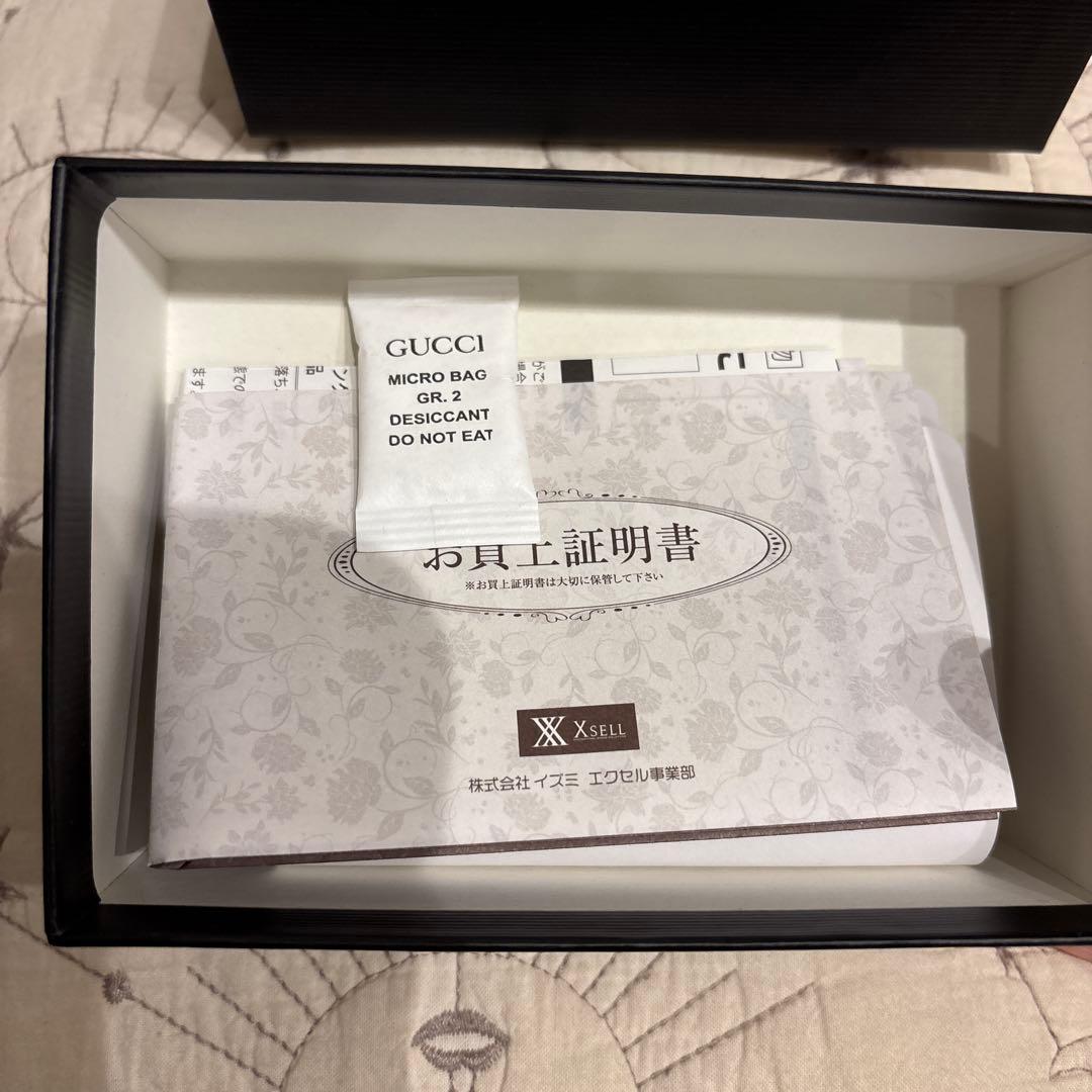 Gucci GG マーモント ピンクレザー二つ折り財布