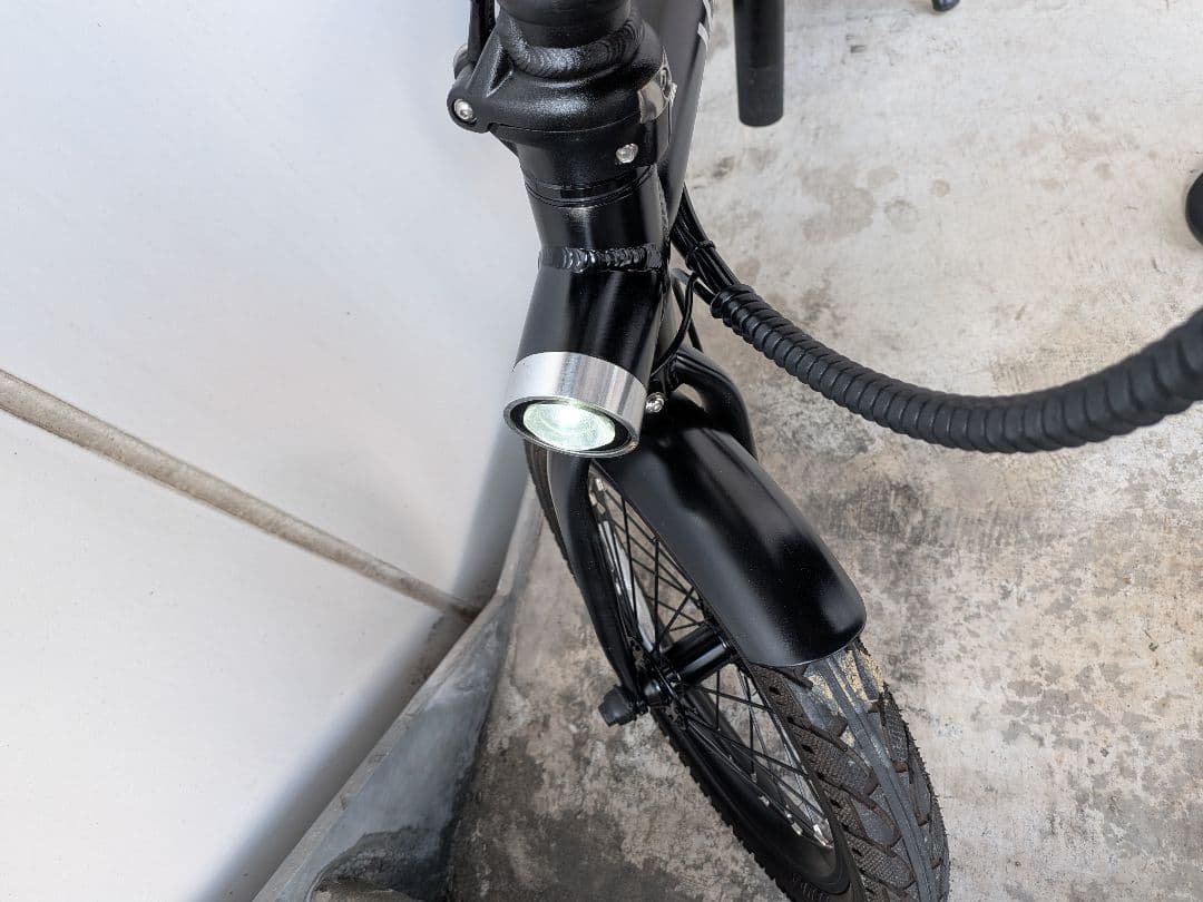 【動作確認済】送料無料HAIGEディスク式折りたたみ電動アシスト自転車16インチ