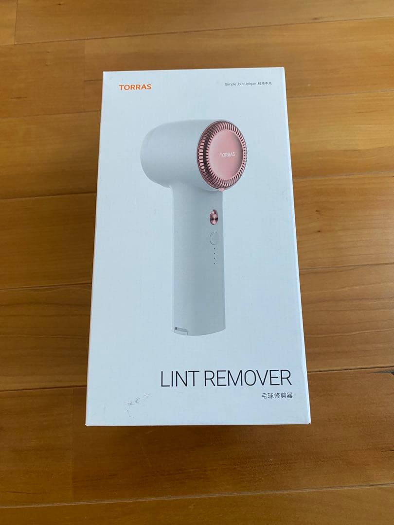TORRAS 電動毛玉取り器LINT REMOVER 赤紫　L172