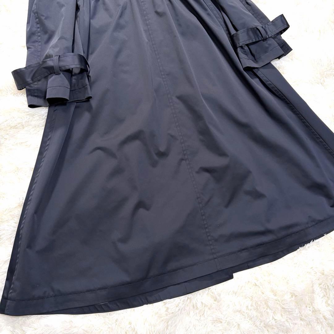 【極美品】 FOXEY The Inés Parka ロングコート 濃紺 38