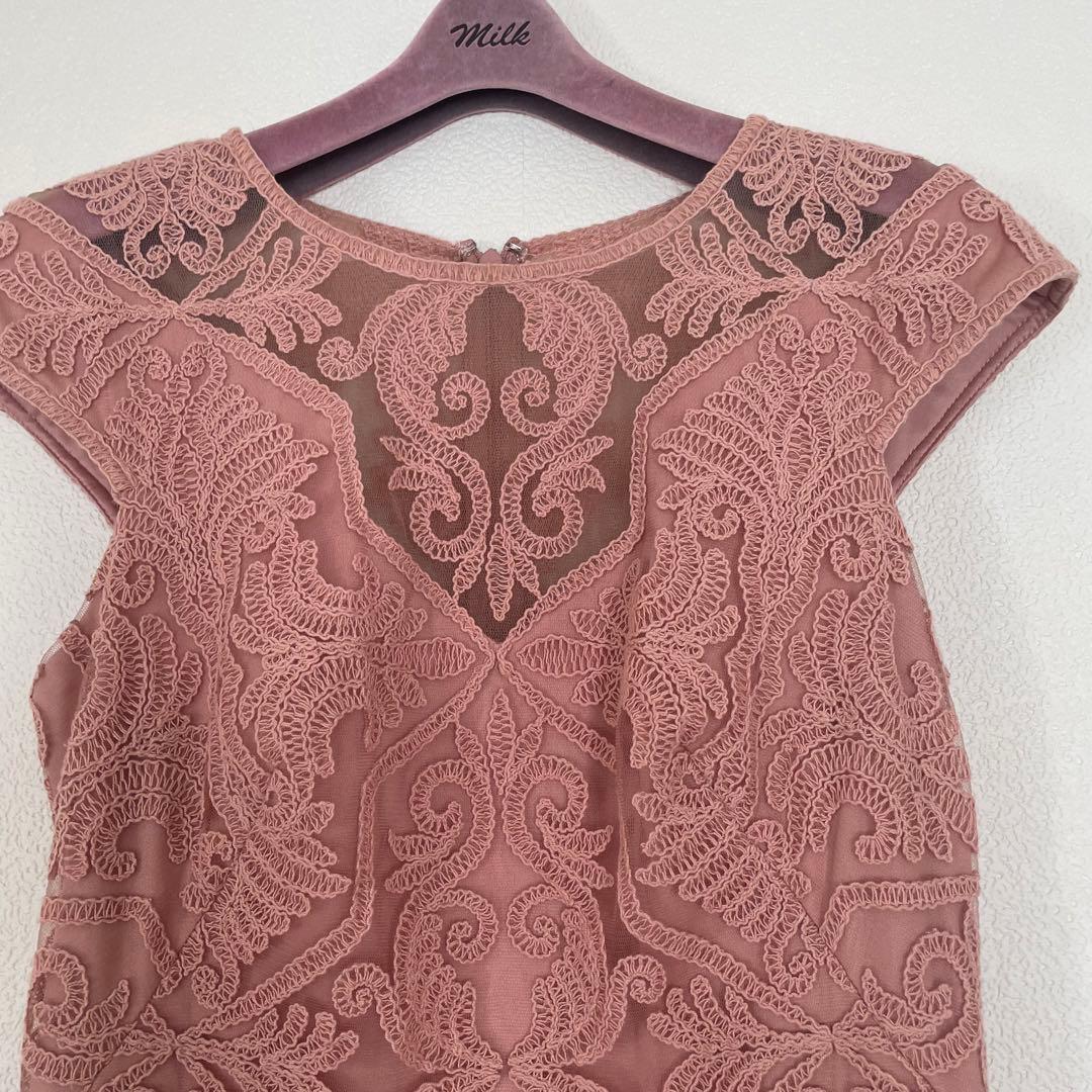タダシショージ　tadashi shoji レース ワンピース ドレス ピンク