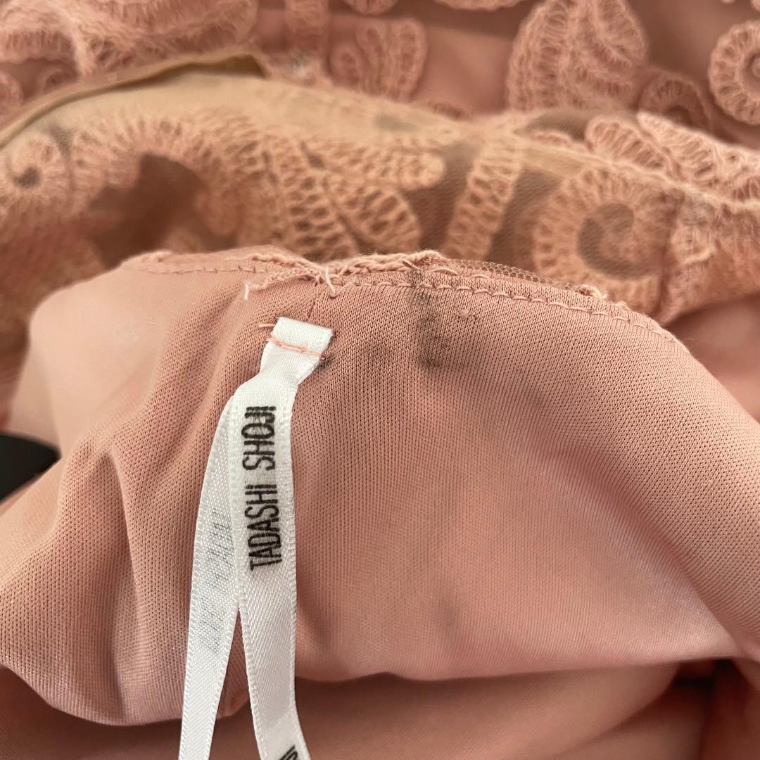 タダシショージ　tadashi shoji レース ワンピース ドレス ピンク