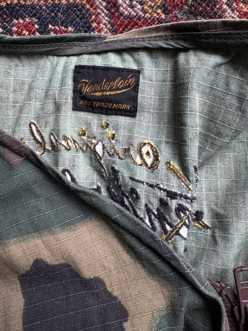 tenderloin ZIP UP WORK JKT U CAMO 西浦着