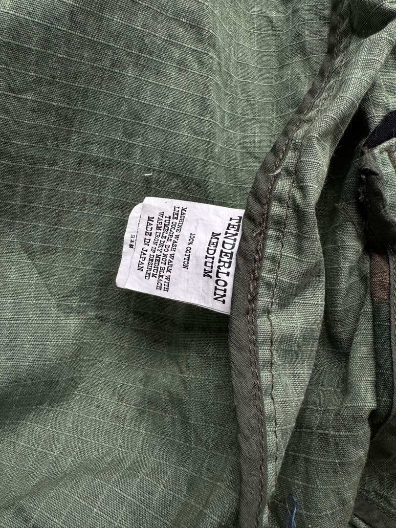 tenderloin ZIP UP WORK JKT U CAMO 西浦着