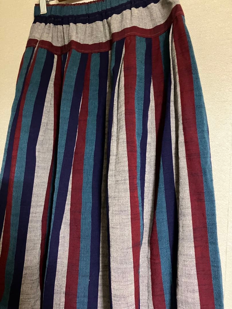 ヤンマ産業　タックスカート　はで縞