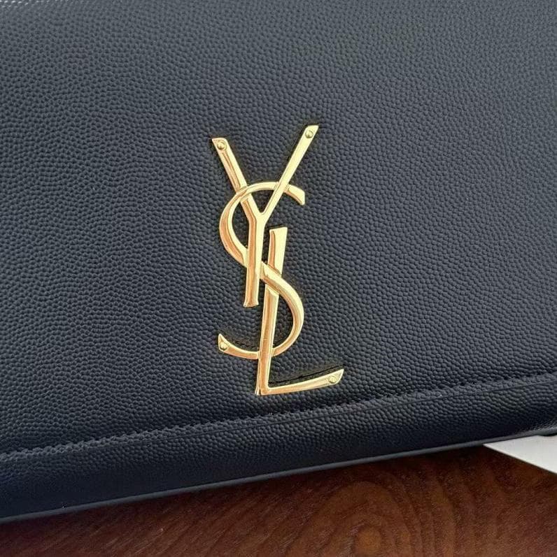 YSL ブラック キルティング ショルダーバッグ~~~