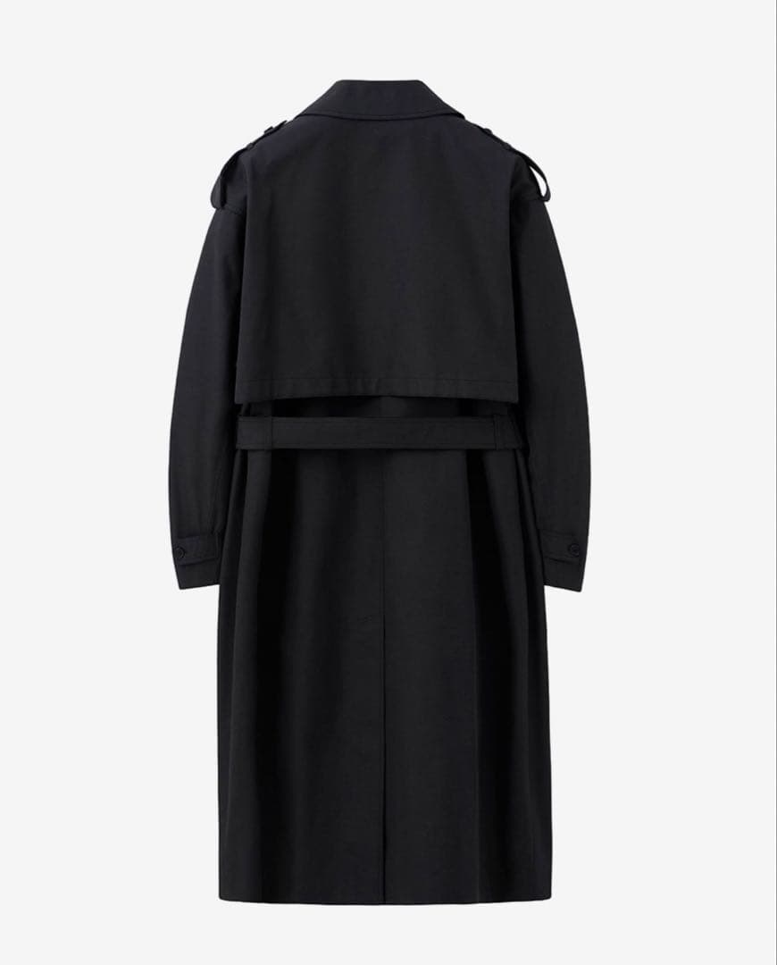 ジャケット・アウター INSILENCE Oversize Trench Coat BLACK