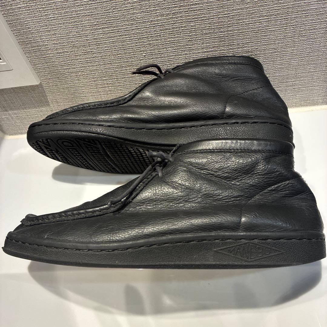 MANEBU マネブ 定番モデル BOO MID ブーミッド ブラック 42