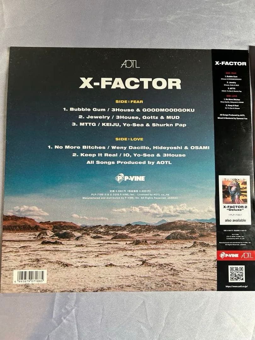 X-FACTOR１・２　 レコード