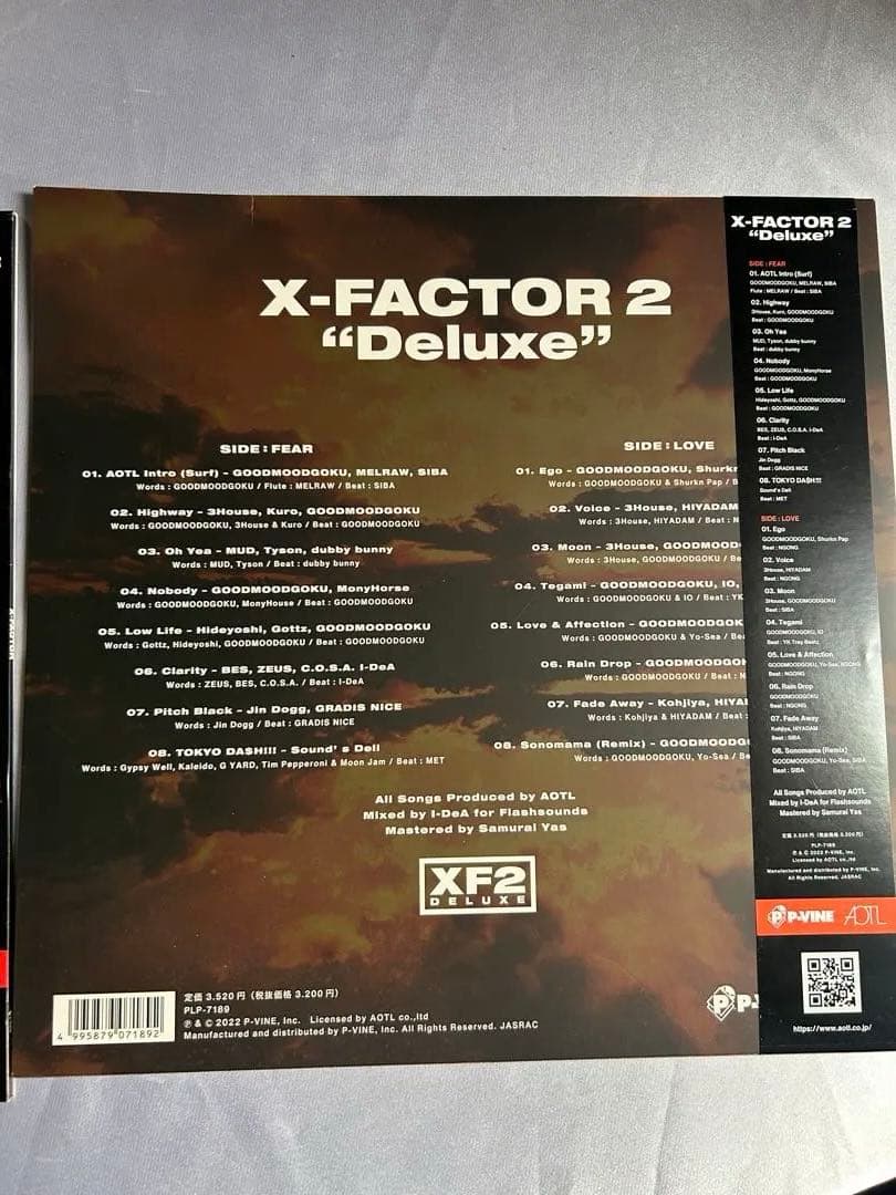 X-FACTOR１・２　 レコード