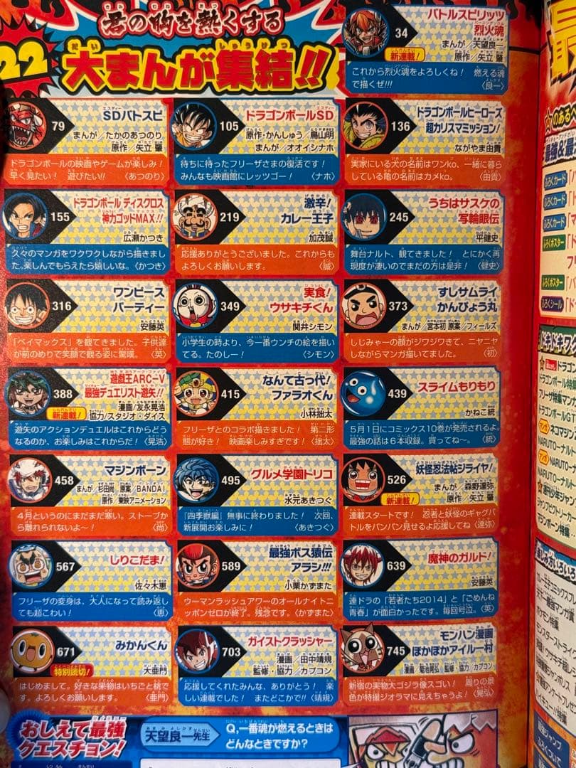 【付録完備・美品】最強ジャンプ 2015年5月号 ドラゴンボール/バトスピ