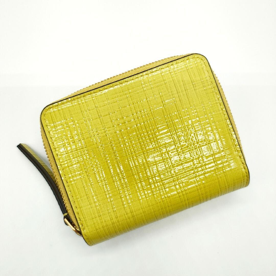 極美品 TORY BURCH イエロー 二つ折り財布